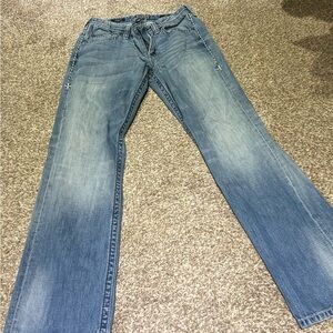 Affliction Blue Denim Jeans size 34x32